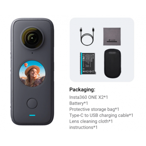 Insta360 ONE X2 360 Degree Waterproof Action Camera